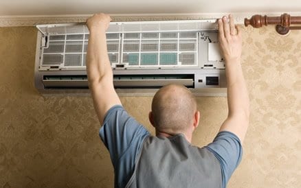 Airconditioning units kunnen zowel koelen als verwarmen.
